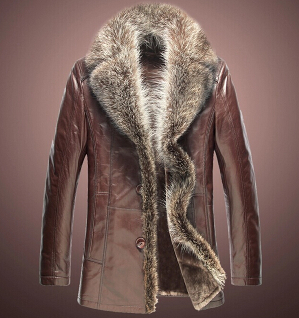 2015 겨울 남성 따뜻한 가죽 모피 코트 양피 남성 자연 너구리 모피 수송선 100 % 양모 안감 겉옷 코트/2015 winter mens warm Genuine leather fur coat sheepskin 100% wool lining outerwear
